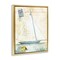 Stupell Industries Vintage Sailboat & Postal Stamp Floating Frame By Susan Arnot